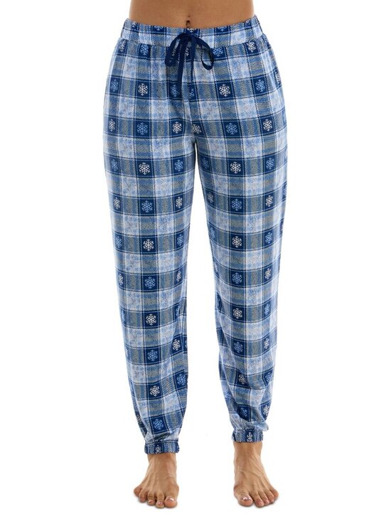 Roudelain Other - #2128 Roudelain Women's Cozy Luxe Printed Sleep Joggers - Woven Snow